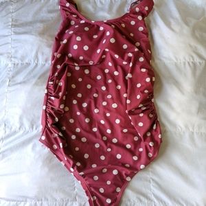 Pink Blush Maternity Swim Suit